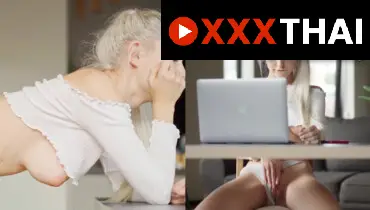 หนังโป๊ฝรั่ง xxx thai สาวฝรั่ง Eva Elfie นั่งเรียนไปเงี่ยนไปเลยโดนแฟนหนุ่มจับมาเย็ด หีอย่างเนียน เย็ดท่าหมารัวๆ ครางเสียงลั่นห้องเลย